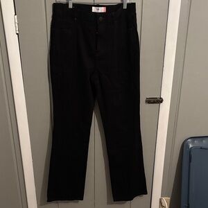 Black wide leg jeans